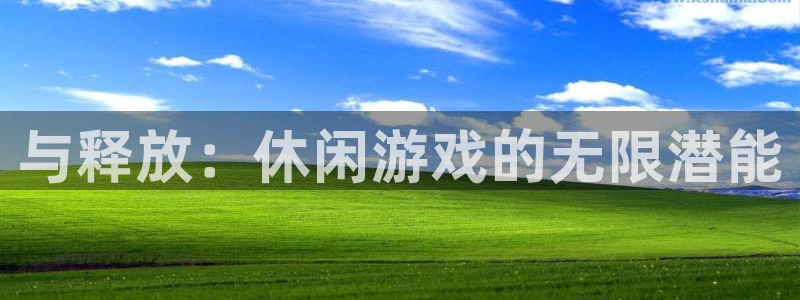 杏鑫客服：与释放：休闲游戏的无限潜能