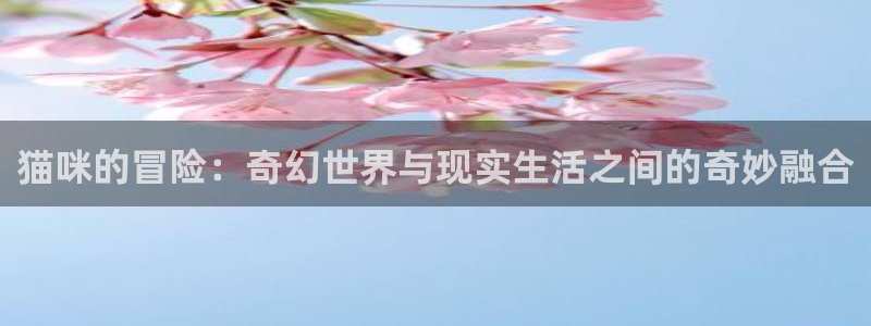 杏鑫注册登录直营：猫咪的冒险：奇幻世界与现实生活之间的奇妙融